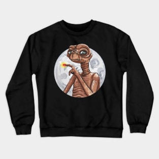 ET and Moon Crewneck Sweatshirt